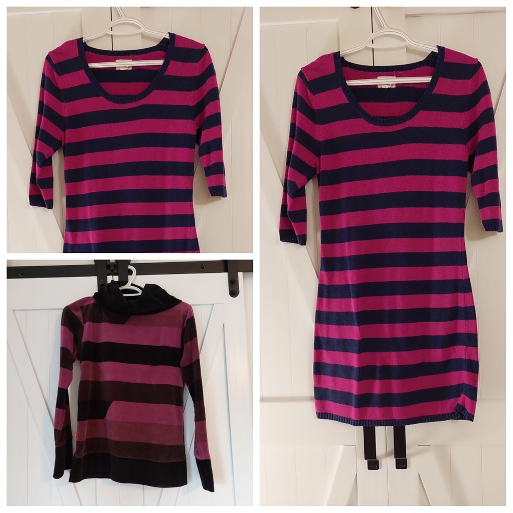 Levi’s sweater and dress
